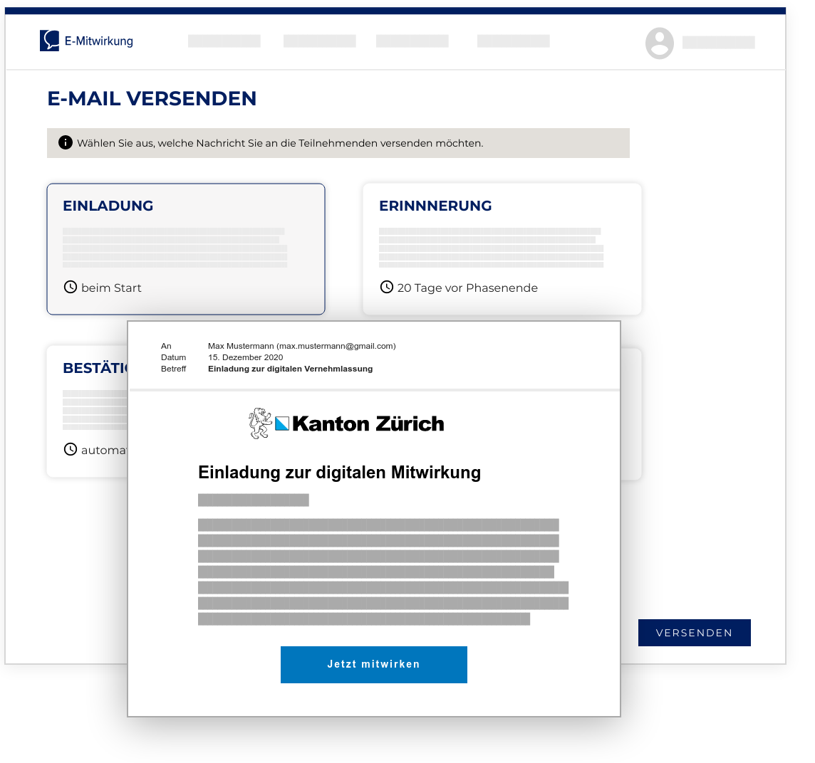 Teilnehmende automatisiert einladen und erinnern